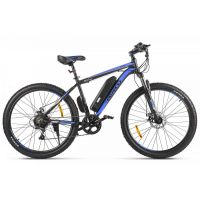 Электровелосипед Eltreco XT 600 D 350W 36V/8Ah (черно-синий)