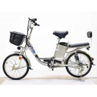 Электровелосипед GreenCamel Транк-20 V2 серебристый