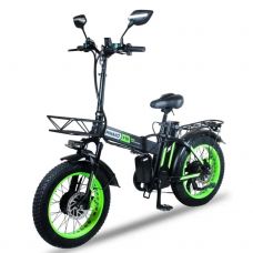 Электровелосипед Minako F10 Dual PRO Салатовый (полный привод)