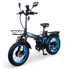 Электровелосипед Minako F10 Dual PRO Синий (полный привод)