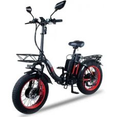 Электровелосипед Minako F11 Dual PRO красный (полный привод)