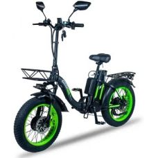 Электровелосипед Minako F11 Dual PRO салатовый (полный привод)