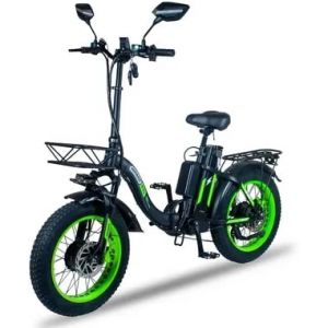 Электровелосипед Minako F11 Dual PRO салатовый (полный привод)