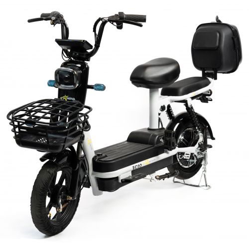  Электровелосипед Nova EC-02 графит с задним кофром (без цепи)