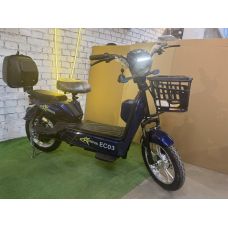  Электровелосипед Nova EC-03 синий (без цепи)
