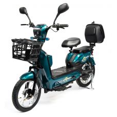  Электровелосипед Nova EC-03 зеленый (без цепи)