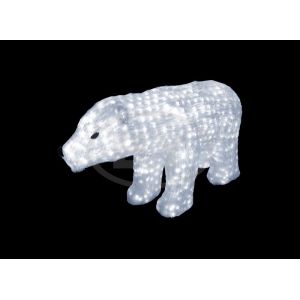 Фигура Light-neon "Белый медведь" 60 см