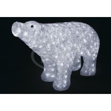 Фигура Light-neon "Белый медведь" 80*55 см