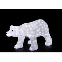 Фигура Light-neon "Белый медведь" 81*45 см
