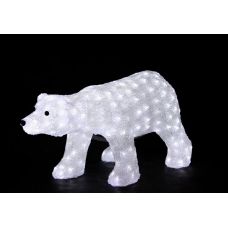 Фигура Light-neon "Белый медведь" 81*45 см