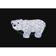 Фигура Neon-night "Белый мишка" 15*25 см