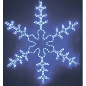 Фигура Light-neon "Большая снежинка" синий