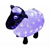 Фигура Neon-night "Овца" белый 30 см