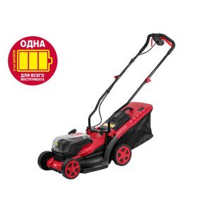 Газонокосилка аккумуляторная WORTEX CLM 3536 ALL1 (36 В (18+18), БЕЗ АККУМУЛЯТОР..