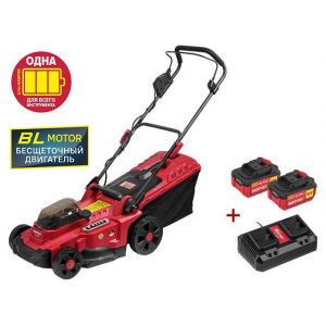 Газонокосилка аккумуляторная WORTEX CLM 3836 с акб и зу ALL1