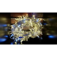 Гирлянда клип-лайт IQ LED 12В, 15CM, 100M, Светодиод. тёпл. бел. 6, Flash