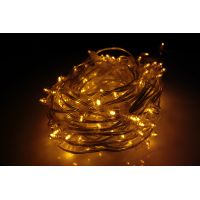 Гирлянда клип-лайт IQ LED 12В, 15CM, 100M, WITH CLEAR CAP желтый/желтый Flash