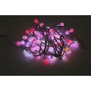 Гирлянда постоянного свечения  IQ LED 15M, 25MM, 240V, медленная смена 8-ми цвет..