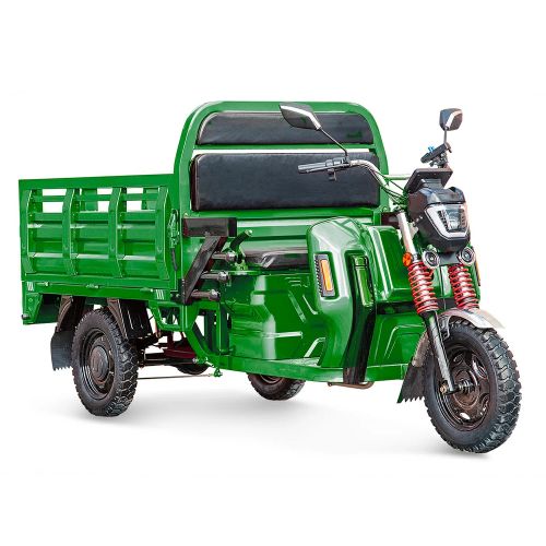 Грузовой электротрицикл Rutrike Антей Pro 1500 60V1200W  темно-зеленый