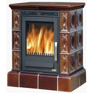 Камин ABX Helvetia кафельный цоколь