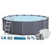 Каркасный бассейн Intex Graphite Gray Panel 26384 (478х124 см)
