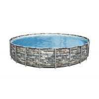Каркасный бассейн Bestway Power Steel 56889 (671x132, с фильтр-насосом и лестницей)