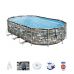 Каркасный бассейн Bestway Power Steel Swim Vista 56719 (610x366x122, с фильтр-насосом и лестницей)