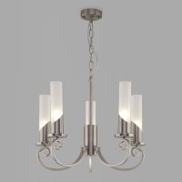 Классическая подвесная люстра Eurosvet 60117/5 никель