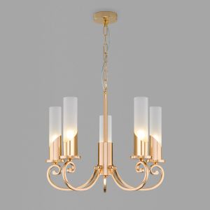 Классическая подвесная люстра Eurosvet 60117/5 золото