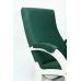 Кресло-качалка Бастион -1м Bahama emerald ноги белые