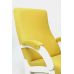 Кресло-качалка Бастион -1м Bahama yellow ноги белые