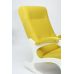 Кресло-качалка Бастион -2 Bahama yellow белые ноги