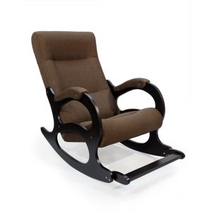 Кресло-качалка Бастион 2 с подножкой (рогожка, united 8)