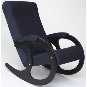 Кресло-качалка Бастион-3 арт. Bahama midnight ноги венге