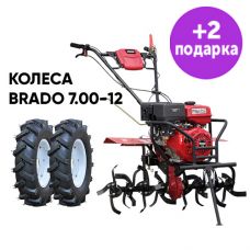 Культиватор BRADO GM-1400SB + колёса Brado 7.00-12