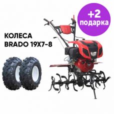 Культиватор Brado GM-1400SX + колеса Brado 19Х7-8