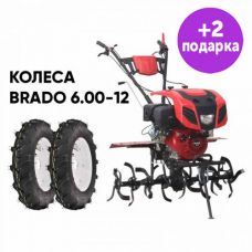 Культиватор Brado GT-1000SX + КОЛЕСА Brado 6.00-12