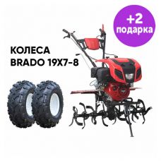 Культиватор Brado GT-1600SX + колеса BRADO 19Х7-8