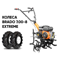 Культиватор Skiper SP-720 + колеса BRADO 7.00-8 Extreme