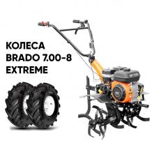 Культиватор Skiper SP-720 + колеса BRADO 7.00-8 Extreme