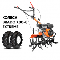 Культиватор Skiper SP-800 + колеса BRADO 7.00-8 Extreme (комплект)