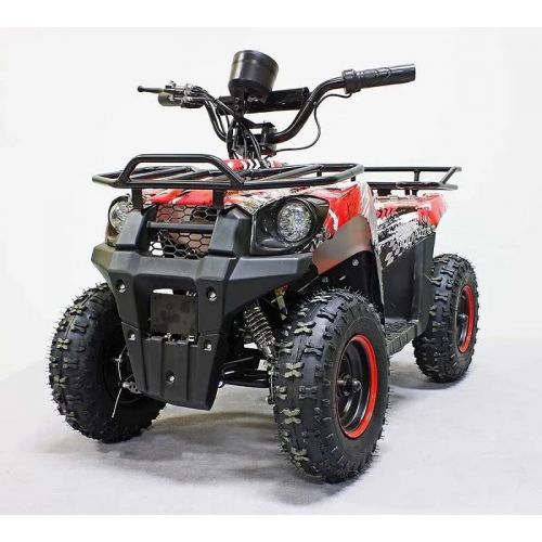 Квадроцикл GreenCamel Гоби K45 (36V 800W R6 Цепь) быстросъем, ножной тормоз красный