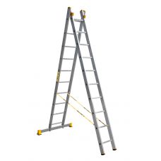 Лестница двухсекционная профессиональная Алюмет P2 9210