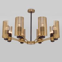 Люстра средней высоты Евросвет Grino 70139/8 (латунь)