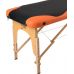 Массажный стол Atlas Sport складной 2-с 60 см деревянный (черно-оранжевый)