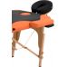 Массажный стол Atlas Sport складной 2-с 60 см деревянный (черно-оранжевый)