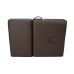 Массажный стол Atlas Sport 70 см LUX (с memory foam) складной 3-с деревянный (коричневый)