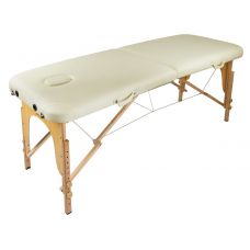 Массажный стол Atlas Sport складной 2-с деревянный 70 см (без аксессуаров) бежевый