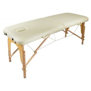 Массажный стол Atlas Sport складной 2-с деревянный 70 см (без аксессуаров) бежев..