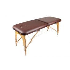 Массажный стол Atlas Sport складной 2-с деревянный 70 см (без аксессуаров) коричневый